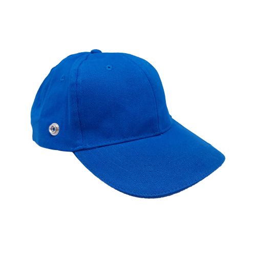 GORRA CON REMACHE AZUL REY