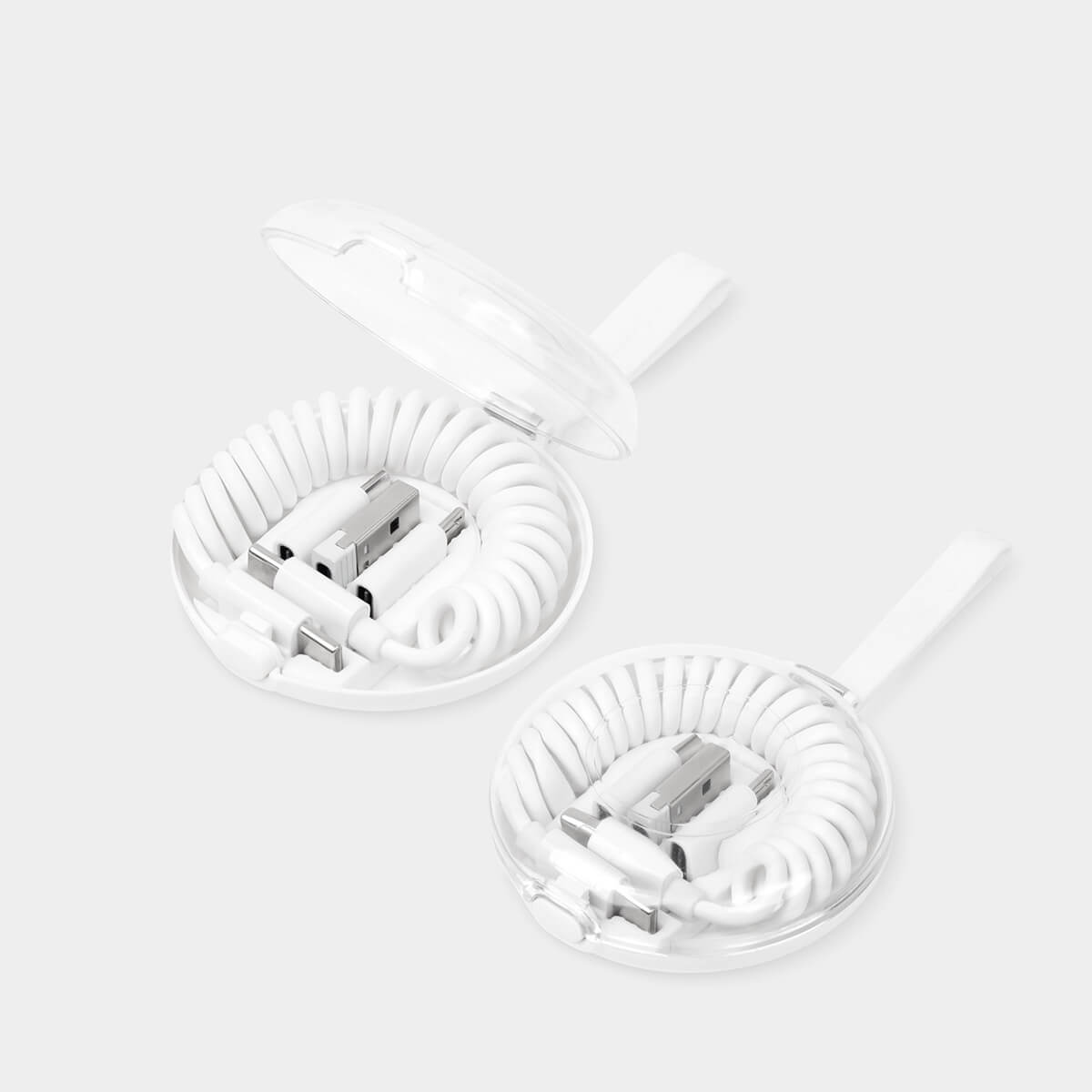 
                            CABLE DE CARGA SPIRA BLANCO