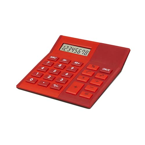 CALCULADORA MAX ROJO