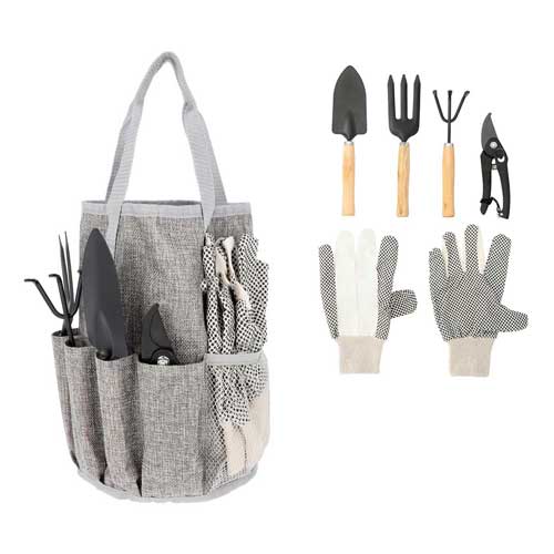 
                            SET DE HERRAMIENTAS JARDIN GRIS