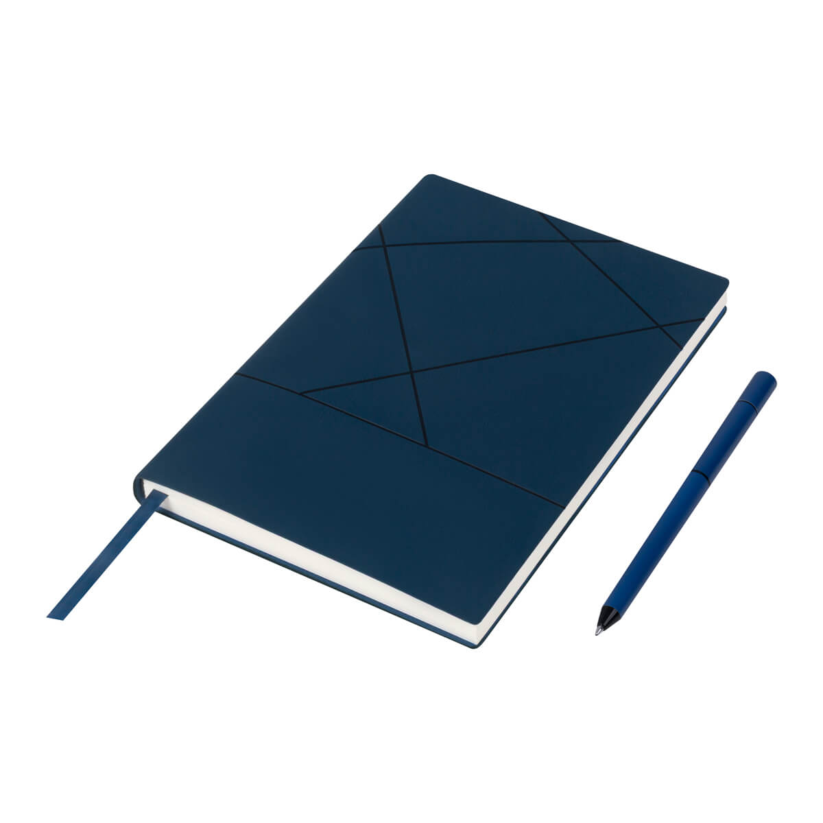 SET DE LIBRETA TIMANTTI AZUL MARINO