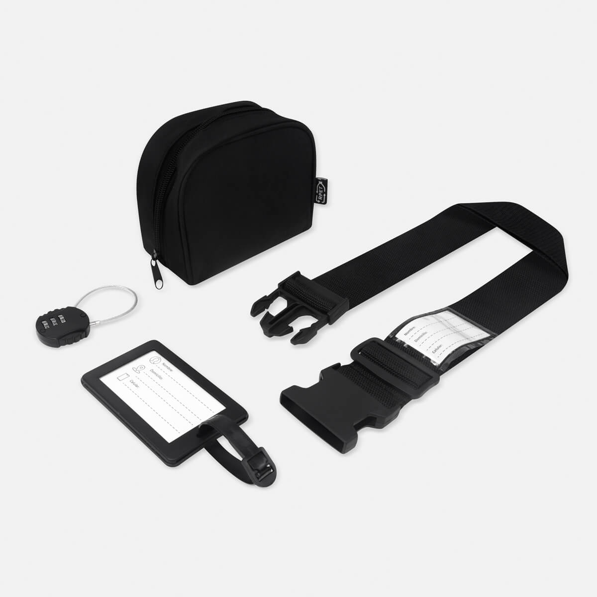 SET DE VIAJE REIS NEGRO