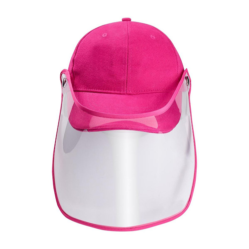 GORRA CON CARETA ANSHAN ROSA