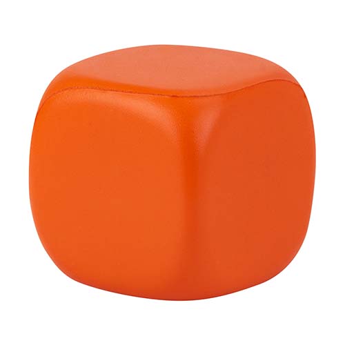 CUBO LISO ANTI-STRESS NARANJA